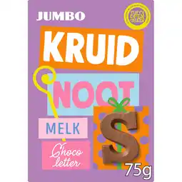Jumbo Jumbo Chocoletter S Melk Kruidnoot 75 g aanbieding