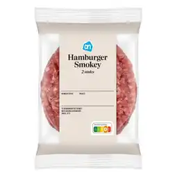 Albert Heijn AH Burger smokey 2 stuks aanbieding