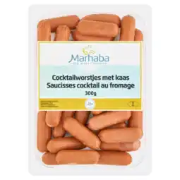 Albert Heijn Marhaba Cocktailworstjes kaas aanbieding