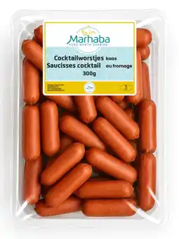 Albert Heijn Marhaba Cocktailworstjes kaas aanbieding