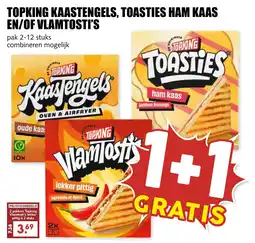 De Boerenschuur Topking kaastengels, toasties ham kaas en/of vlamtosti's aanbieding