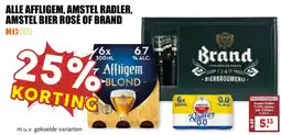 De Boerenschuur amstel radler, amstel bier rosé of brand aanbieding