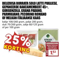 De Boerenschuur melkan italiaanse kaas aanbieding