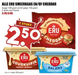 De Boerenschuur eru smeerkaas en/of cheddar aanbieding