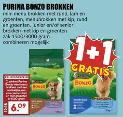 De Boerenschuur purina bonzo brokken aanbieding