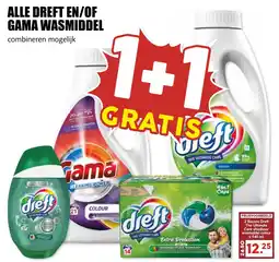 De Boerenschuur dreft en/of gama wasmiddel aanbieding