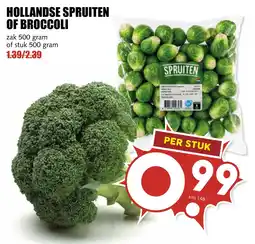 De Boerenschuur spruiten of broccoli aanbieding