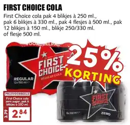 De Boerenschuur First Choice cola aanbieding