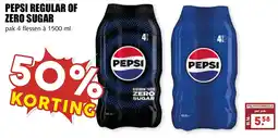 De Boerenschuur Pepsi regular of zero sugar aanbieding