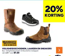 BOUWMAAT BuckBootz Veiligheidsschoenen, Laarzen en Sneakers aanbieding