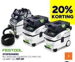 BOUWMAAT Festool stofzuigers aanbieding