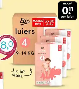 Etos Etos luiers aanbieding