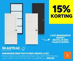 BOUWMAAT Skantrae binnendeuren matching series luxe aanbieding