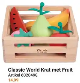 Lobbes Classic World Krat met Fruit aanbieding