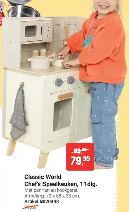 Lobbes Classic World Chef's Speelkeuken, 11dlg. aanbieding