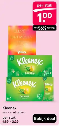 Etos Kleenex m.u.v. maxi pakken aanbieding