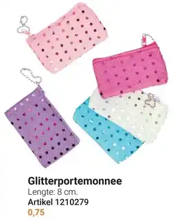 Lobbes Glitterportemonnee aanbieding