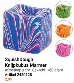 Lobbes SquishDough Knijpkubus Marmer aanbieding