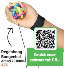 Lobbes Regenboog Bungeebal aanbieding