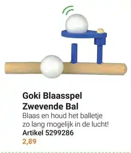 Lobbes Goki Blaasspel Zwevende Bal aanbieding