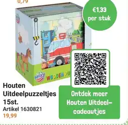 Lobbes Houten Uitdeelpuzzeltjes aanbieding