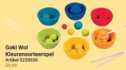 Lobbes Goki Wol Kleurensorteerspel aanbieding