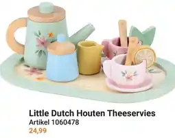 Lobbes Little Dutch Houten Theeservies aanbieding