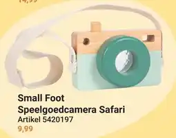 Lobbes Small Foot Speelgoedcamera Safari aanbieding