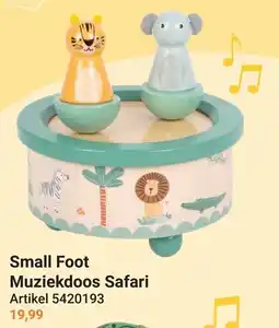 Lobbes Small Foot Muziekdoos Safari aanbieding