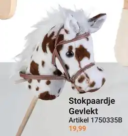 Lobbes Stokpaardje Gevlekt aanbieding