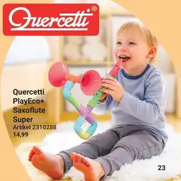 Lobbes Quercetti PlayEco+ Saxoflute Super aanbieding