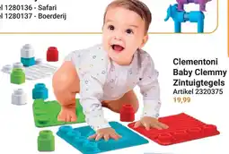 Lobbes Clementoni Baby Clemmy Zintuigtegels aanbieding