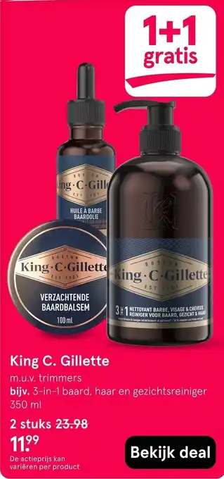 Etos King C. Gillette aanbieding