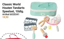 Lobbes Classic World Houten Tandarts Speelset, 10dlg. aanbieding