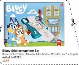 Lobbes Bluey Stickermachine Set aanbieding