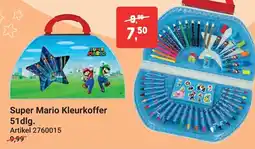 Lobbes Super Mario Kleurkoffer aanbieding