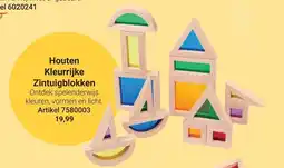 Lobbes Houten Kleurrijke Zintuigblokken aanbieding