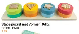 Lobbes Stapelpuzzel met Vormen aanbieding
