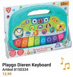 Lobbes Playgo Dieren Keyboard aanbieding