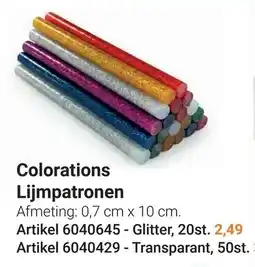 Lobbes Colorations Lijmpatronen aanbieding