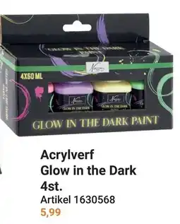 Lobbes Narissa Acrylverf Glow in the Dark aanbieding