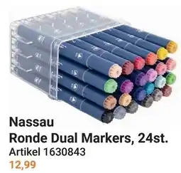 Lobbes Nassau Ronde Dual Markers aanbieding