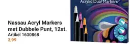Lobbes Nassau Acryl Markers aanbieding