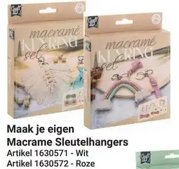 Lobbes Craft ID Macrame Sleutelhangers aanbieding