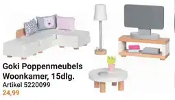 Lobbes Goki Poppenmeubels Woonkamer, aanbieding