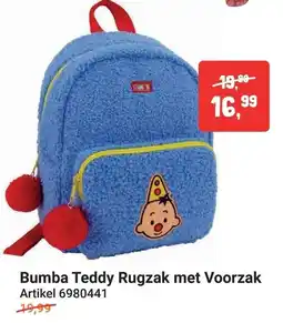Lobbes Bumba Teddy Rugzak met Voorzak aanbieding