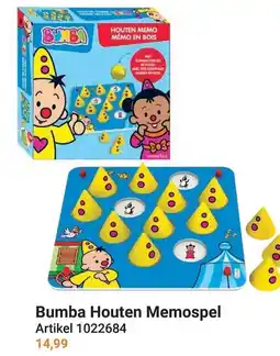Lobbes Bumba Houten Memospel aanbieding