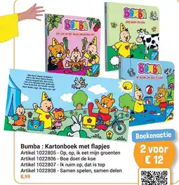Lobbes Bumba : Kartonboek met flapjes aanbieding