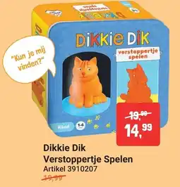 Lobbes Dikkie Dik Verstoppertje Spelen aanbieding