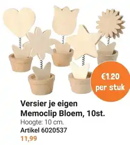 Lobbes Memoclip Bloem aanbieding